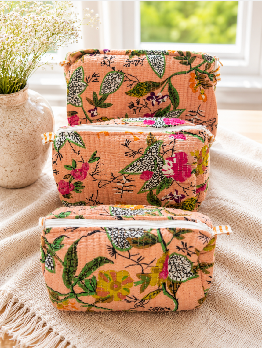Blush Botanical Bag 3 Piece Set