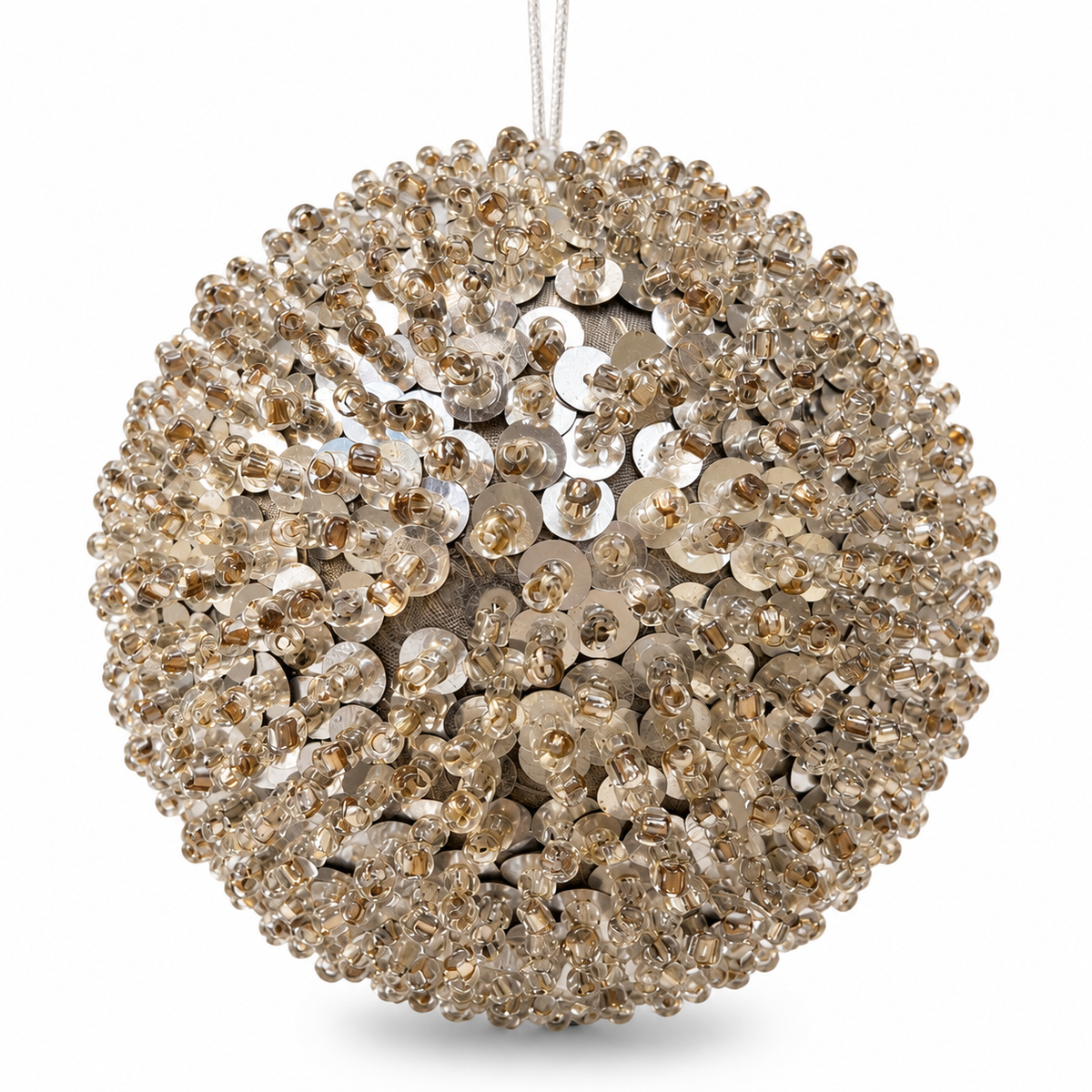 Glass Beaded Luxurious Large Bauble