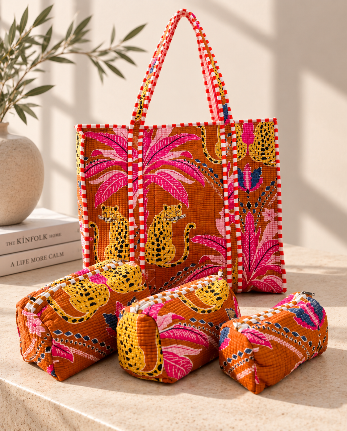 Leopard Love Bag Set