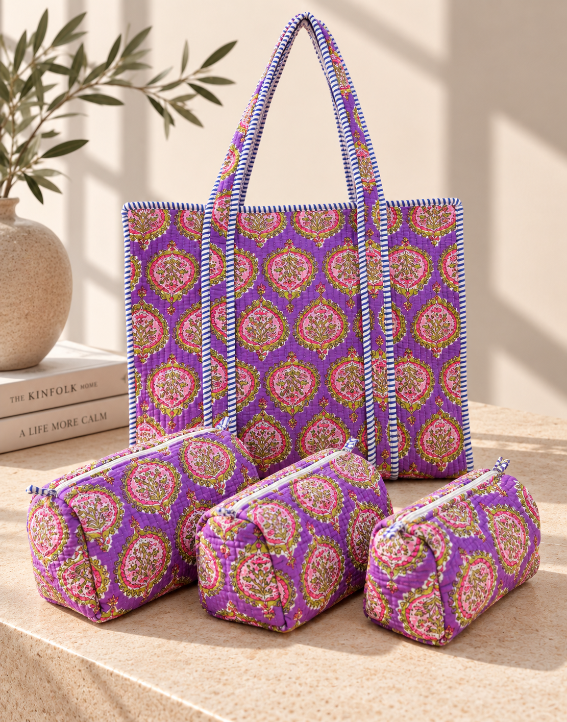 Lilac Charm Bag Set