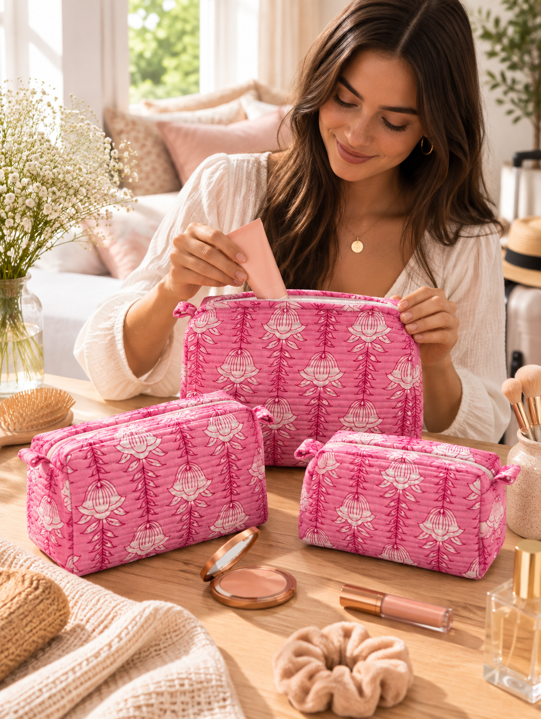 Lotus Love Bag 3 Piece Set