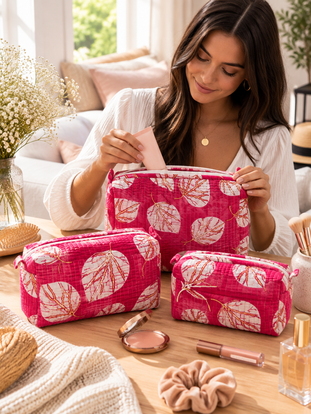 Raspberry Leaf Bag 3 Piece Set