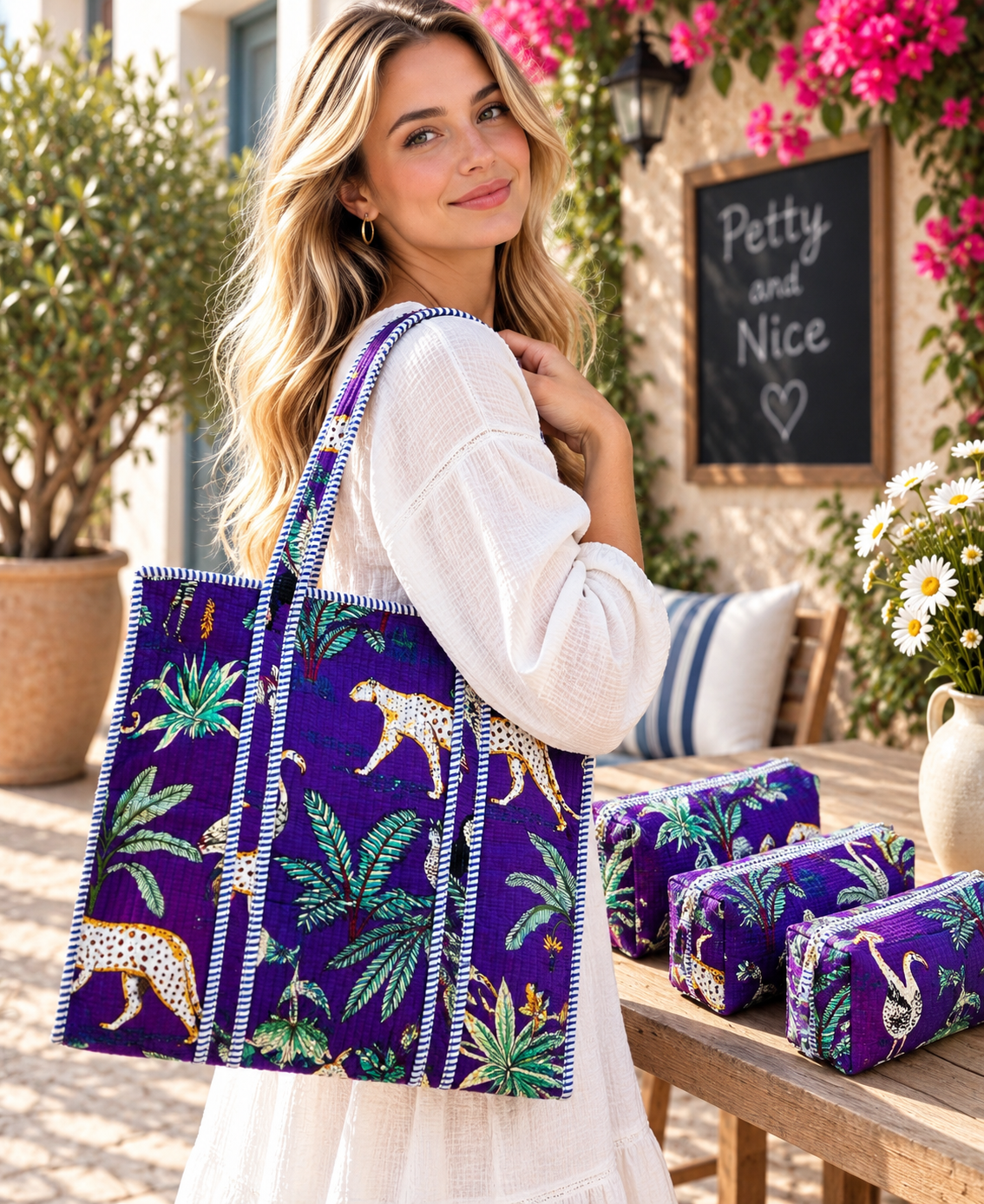 Violet Safari Bag Set