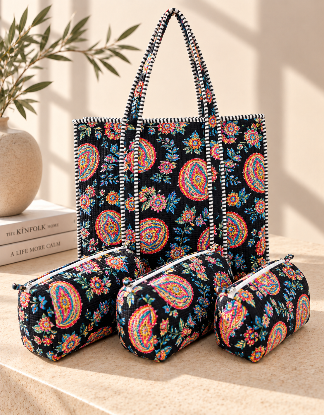 Wild Paisley Bag Set