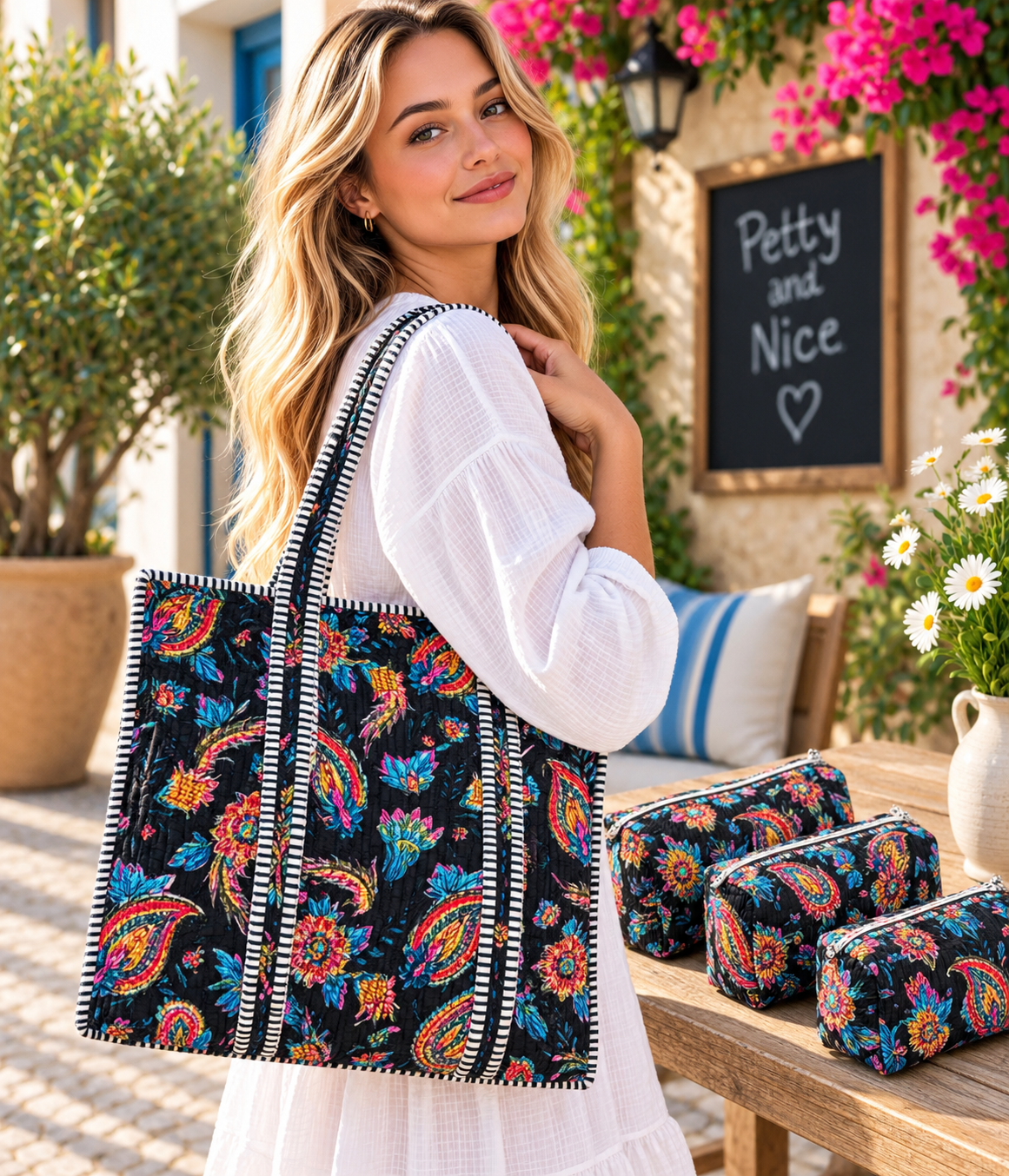 Wild Paisley Bag Set