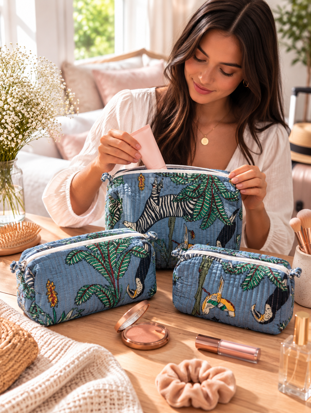 Zebra Oasis Bag 3 Piece Set